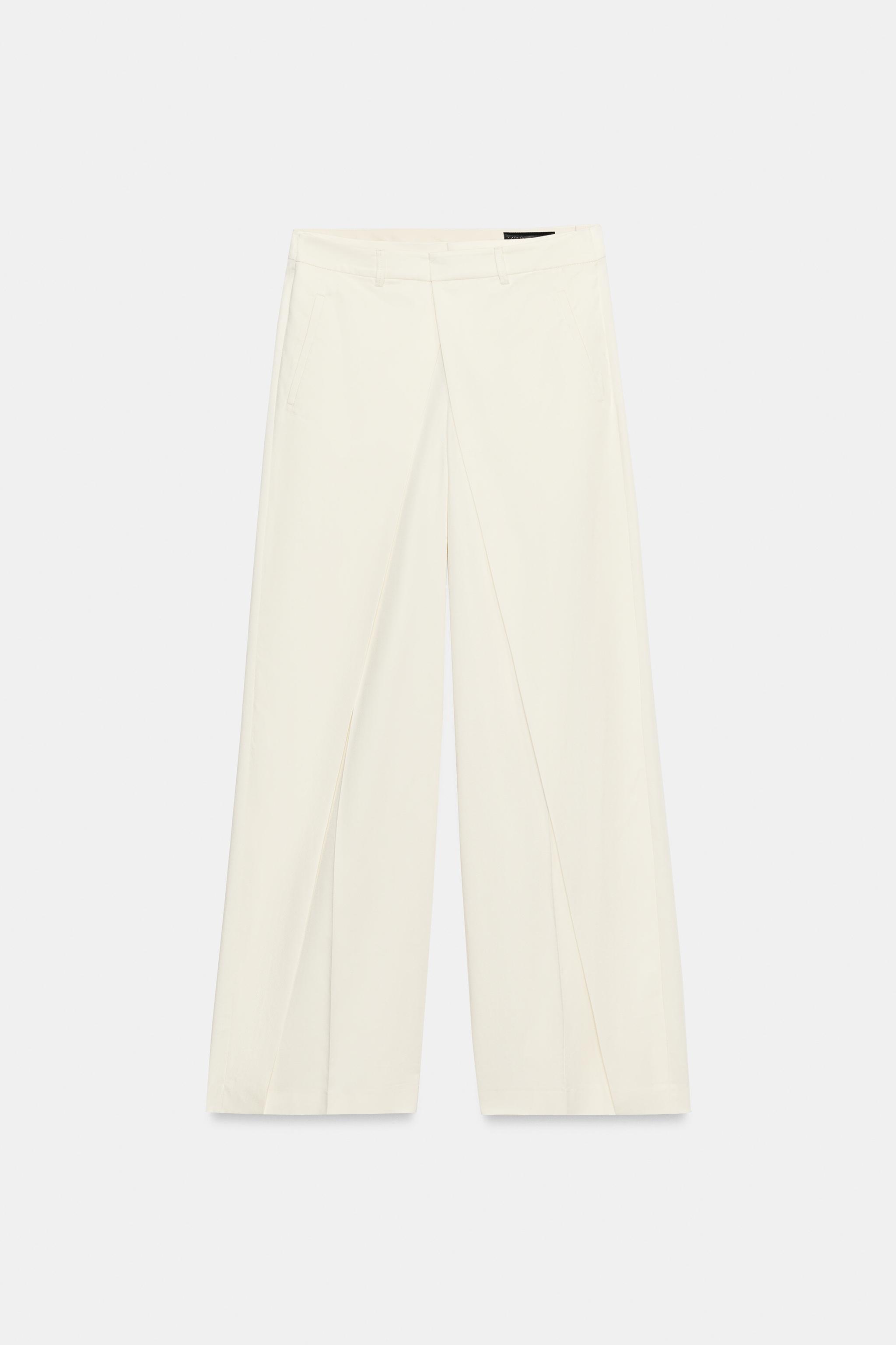 ZW COLLECTION WIDE-LEG PLEATED TROUSERS